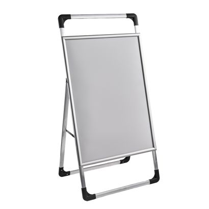 Stop-trottoir A1 AIR-STOP LITE, profil 25 mm, argent, coins en onglet 
