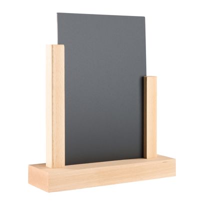 Porte-menu en bois avec ardoise null | A5