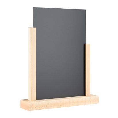 Porte-menu en bois avec ardoise null | A4