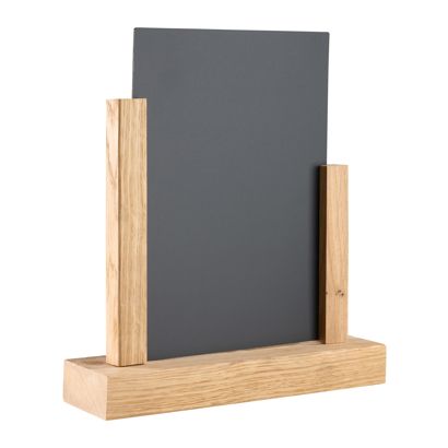 Porte-menu en bois avec ardoise null | A5