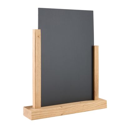 Porte-menu en bois avec ardoise null | A4