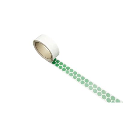 Pastilles adhésives en tissu, vert 15 mm | 1000 pcs
