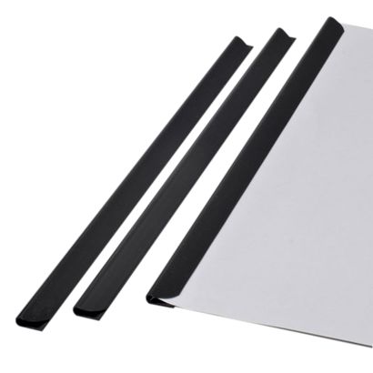 Baguettes à relier A5, noir, 3-4 mm 