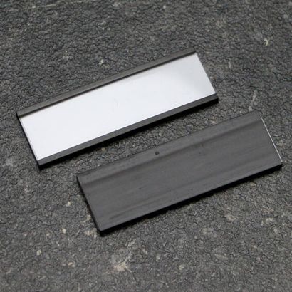 Porte-étiquette, profilé C, aimanté, sections Meilleur prix – délai de livraison court  | 20 mm | 60 mm | non auto-adhésif 