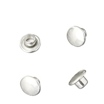 Rivets creux doubles, partie supérieure, type A, diamètre de la tête 7 mm 