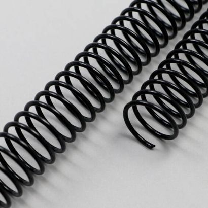 Spirales plastiques (bobines de PVC), A4 6 mm | noir 