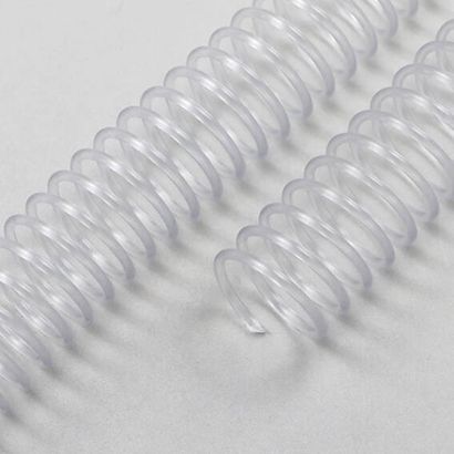 Spirales plastiques, A5, pas 4:1, transparent, 12 mm | transparent 