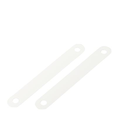 Compresseur reliure plastique 95 x 12 mm, blanc 