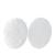 Pastilles auto-agrippantes sur feuille, set de boucle et crochet 16 mm | blanc