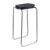 Support pour sacs poubelle avec couvercle, 120 L, acier 1 compartiment 