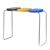 Support pour sacs poubelle avec couvercle, 120 L, acier 3 compartiments 