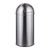 Poubelle à poussoir, acier inoxydable mat argenté 35 l