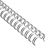 Anneaux métalliques 3:1, A5 16,0 mm (5/8")  | argent 