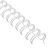 Anneaux métalliques 3:1, A4 11,0 mm (7/16")  | blanc 