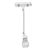 Pince porte-étiquette avec grande pince et porte-étiquette de prix, extension de 10 cm, transparent null