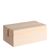 Porte-cartes en bois, base pour système de connexion variable MODUL 74 mm | bois de hêtre  | fente d'insertion droite 