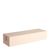 Porte-cartes en bois, base pour système de connexion variable MODUL 148 mm | bois de hêtre  | fente d'insertion droite 