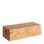 Porte-cartes en bois, base pour système de connexion variable MODUL 100 mm | bois de chêne  | fente d'insertion droite 