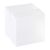 Porte-carte "Cube" en acrylique transparent  | mat 