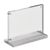 Présentoir de table magnétique en T avec base transparente mate format paysage | A6