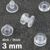 Œillets de pression en plastique, modèle épais 3 mm