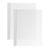 Couverture de reliure, film, SureBind Nobless avec rainure gris|transparent 
