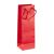 Pochette cadeau pour bouteilles, 12 x 36 x 10 cm rouge 