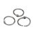 Anneaux de reliure métal 19 mm  | argent 