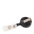 Porte-badge enrouleur, PREMIUM, en plastique noir 