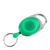 Porte-clés extensible vert|transparent 