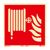 Panneau Robinet d'incendie armé (RIA), photoluminescent, plastique, ISO 7010 150 x 150 mm 