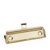Pince pour porte-bloc avec suspente coulissante, 100 x 30 mm, laitonnée avec suspente coulissante  | 100 x 30 mm 