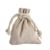 Sachets aspect lin, petit côté ouvert, naturel, paquet de 10 unités, 80 x 100 mm 