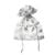 Sachets organza Noël 100 x 130 mm | Flocon de neige/cristal de glace