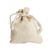 Sachet coton 80 x 100 mm  | nature 