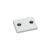 Aimants caoutchoutés, rectangulaires, avec filetage intérieur null | 2x M4x4,5 mm | 14,9 kg