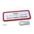 Porte-badges OFFICE, magnétique 75 x 27 mm  | rouge  | smag® aimants, Standard 