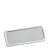 Porte-badges OFFICE, magnétique 75 x 27 mm  | acier inoxydable  | smag® aimants, Standard 