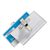 Porte-badges Urban 30 combinée, transparent 60 x 30 mm  | Pince combinée (aiguille et clip) 