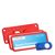 Porte-badges TEAM, magnétique 75 x 27 mm  | rouge 