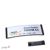 Porte-badges avec épingle polar® 64 x 22 mm  | noir 