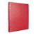 Reliure à anneaux A4 rouge  | Mécanisme à 2 anneaux en D   | PVC  | 25 mm