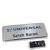 Badge nominatif Icon® « alu-complete » chrome  | Aimant smag®, extra fort 