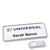 Badge nominatif Icon® « Quick Print » acier inoxydable  | smag® aimant 