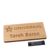 Badge nominatif en bois, timberline® «complete-engraved» 76,3 x 38 mm  | Epingle en acier inoxydable 
