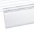 Réglette porte-étiquette DRA pour supports en fil 1250 mm
