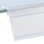 Réglette porte-étiquette GLS pour étagères en verre 1.250 mm