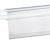 Réglette porte-étiquette WWT pour étagères en fil Wanzl et Wire-Tech 1230 mm