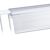 Réglette porte-étiquette KE pour paniers en fil 1250 mm | transparent 