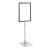 Cadre pour affiche avec pied et support (kit) A4 null | null | surface d'appui: gris